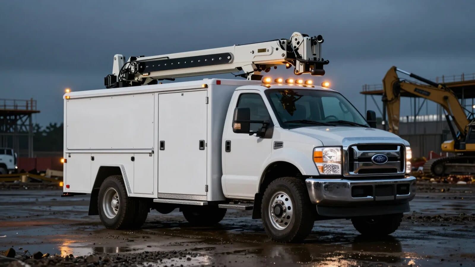 Ironwood service truck parked at a job site